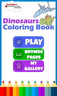 Dinosaurs Coloring Book android App screenshot 10