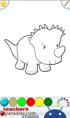 Dinosaurs Coloring Book android App screenshot 5