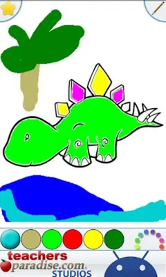 Dinosaurs Coloring Book android App screenshot 6