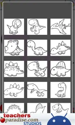 Dinosaurs Coloring Book android App screenshot 7