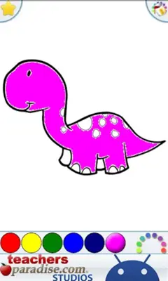 Dinosaurs Coloring Book android App screenshot 8